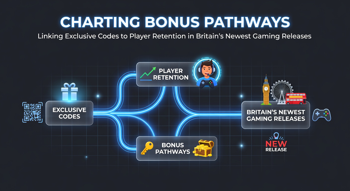 Visual representation of bonus pathways connecting exclusive codes to player retention metrics in new UK slot releases