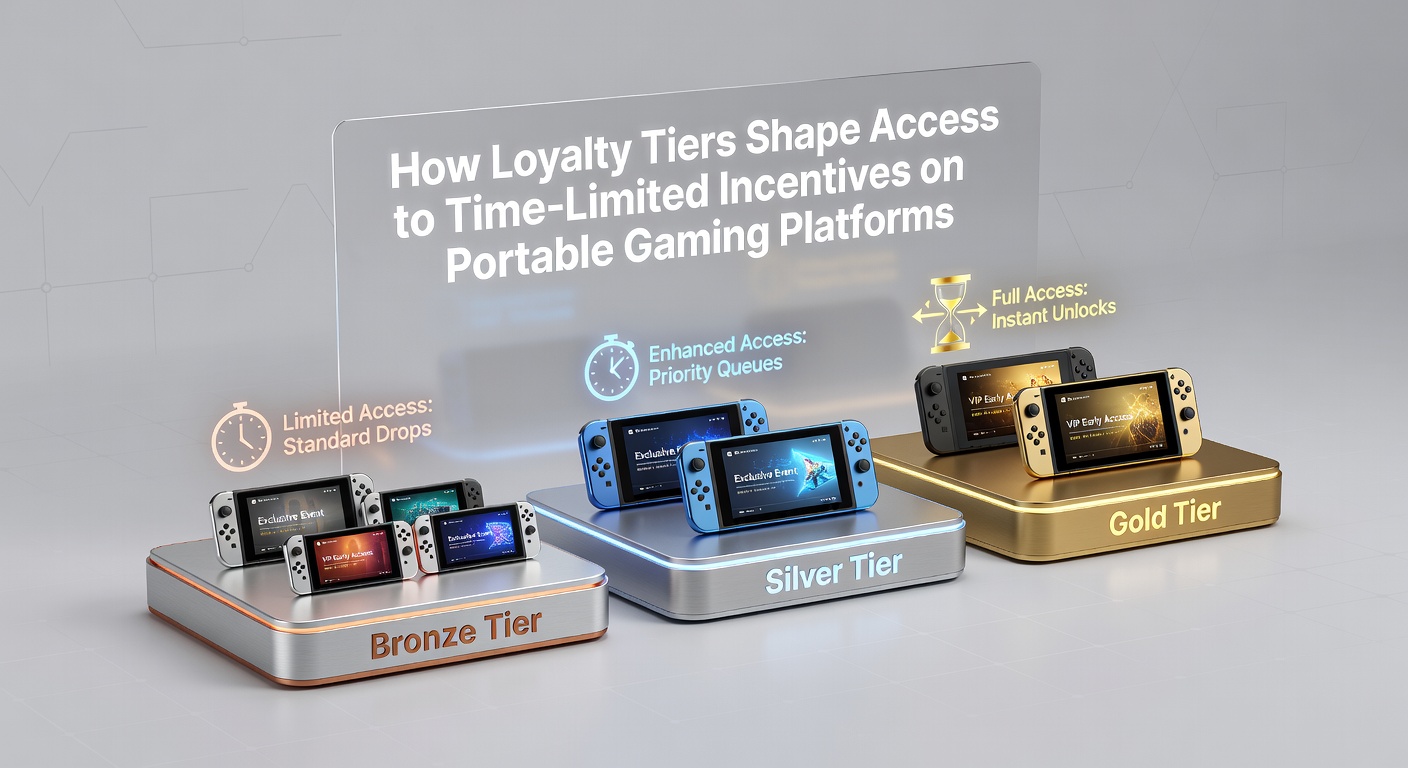 Mobile gaming interface displaying loyalty tier progression and limited-time reward notifications