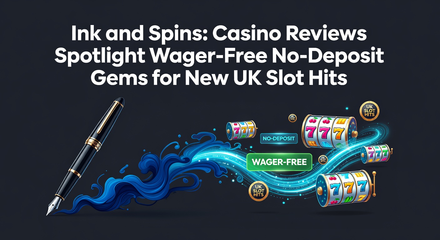 Close-up of a sleek mobile device displaying a no-wager no-deposit bonus activation screen on a vibrant new UK slot game, with casino review annotations highlighted