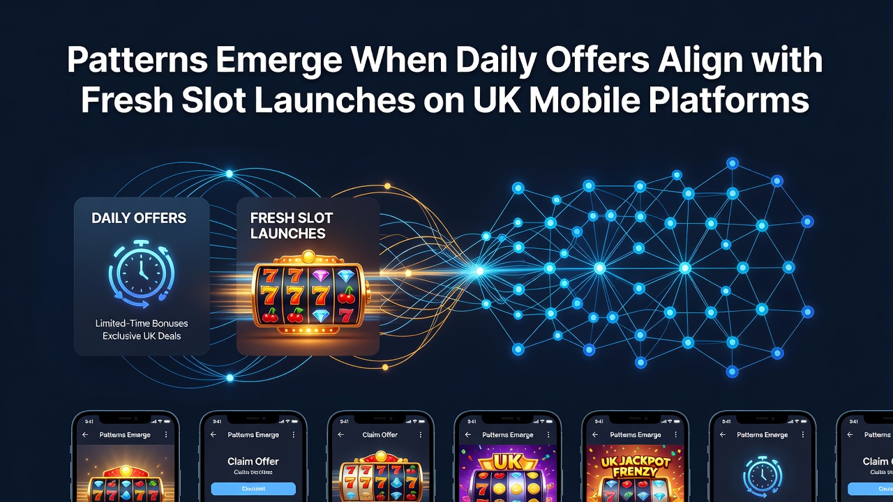 Analytics dashboard displaying engagement patterns from synchronized slot offers and releases