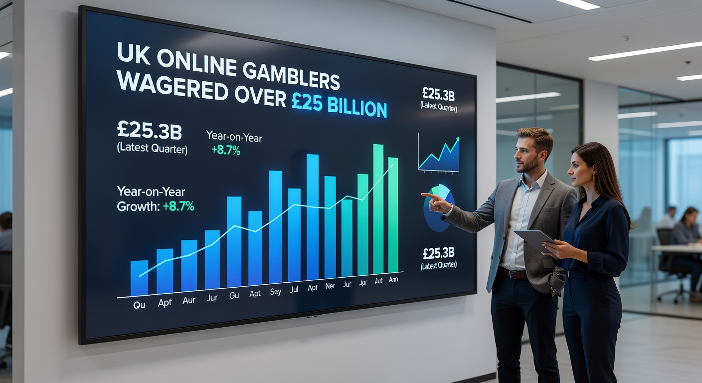 Infographic illustrating UK slots player demographics and session length changes post-2025 stake limits