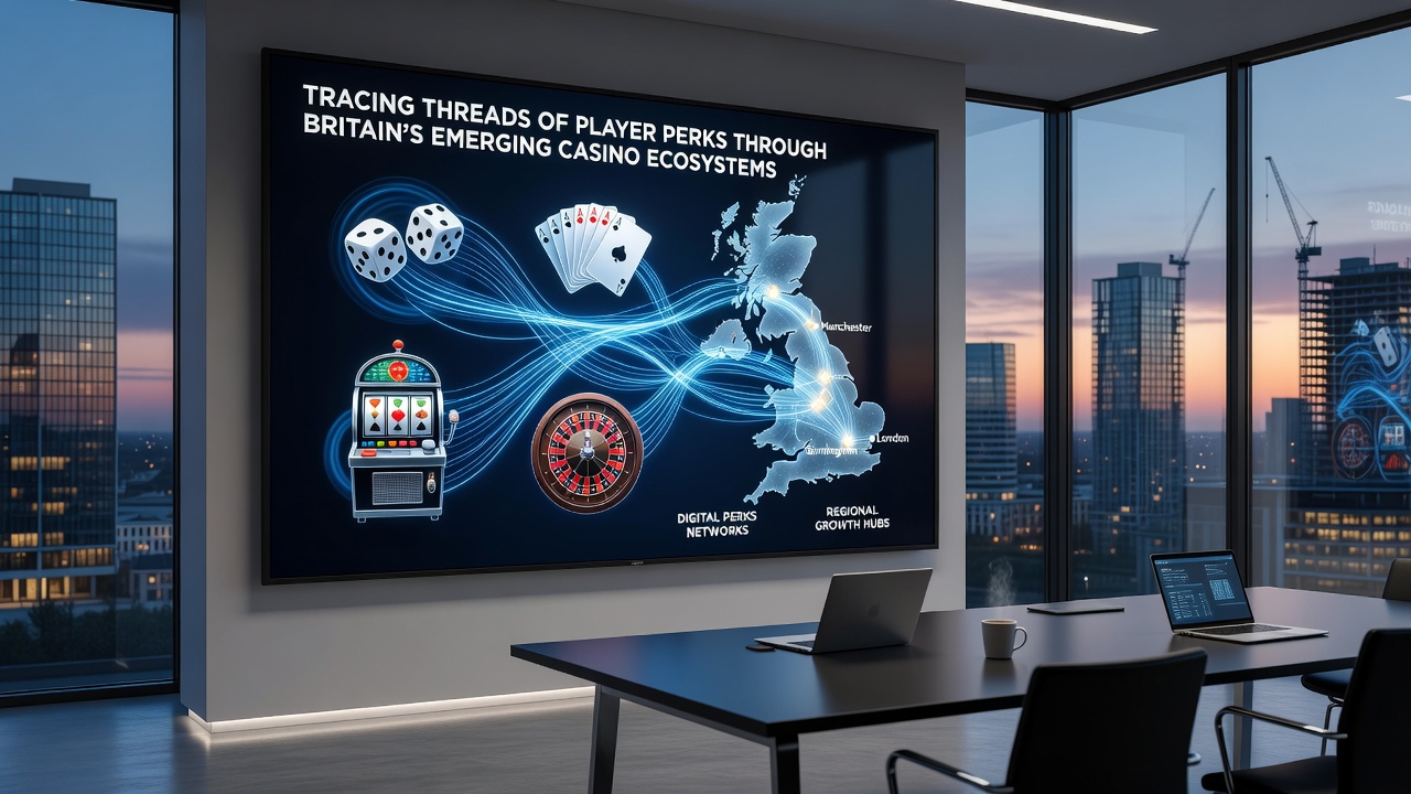 Close-up of casino loyalty card being scanned at a rewards desk with digital interface