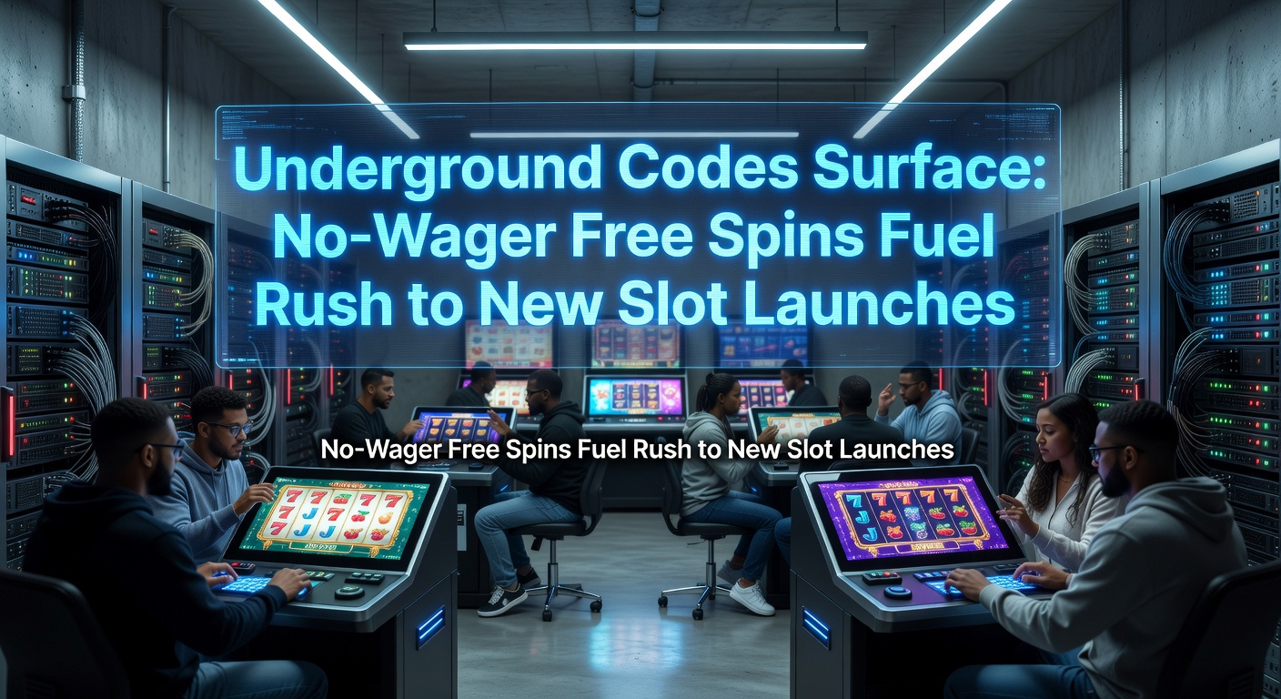 Glowing slot reels with hidden code symbols emerging from shadows, illustrating the surfacing of underground promo codes
